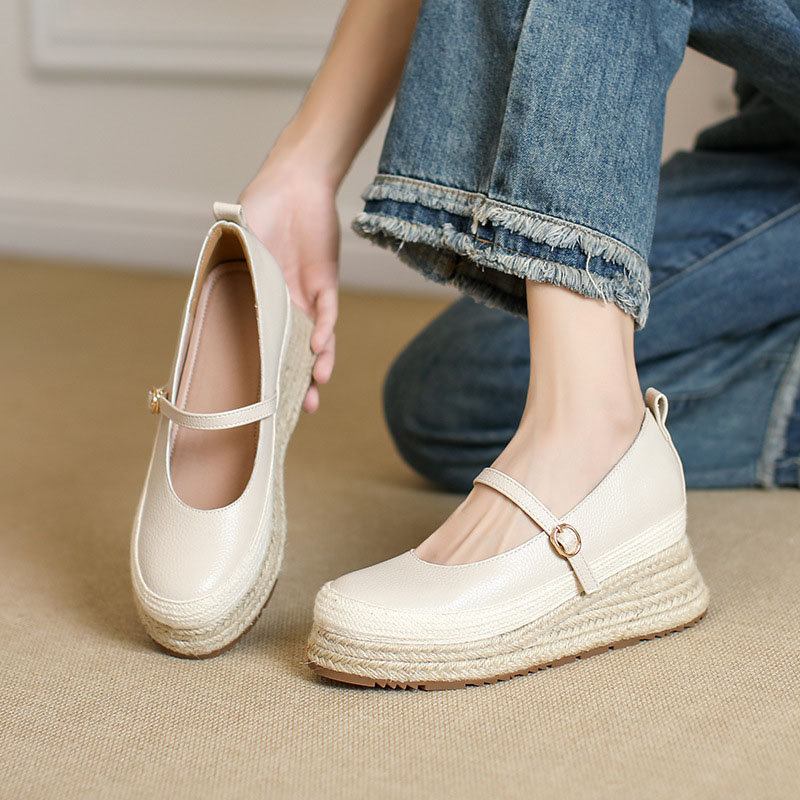 Espadrille Wedge Shoes - أحذية نسائية XMWRLW 2026 للربيع والصيف،