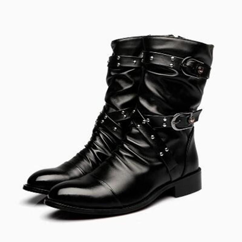 Women'S Shoes Chelsea - أحذية رجالية أنيقة من الجلد عالي