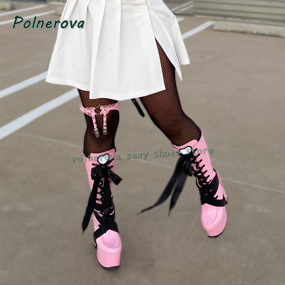 Wedge Heeled Sneaker - أحذية نسائية صيفية وردية بكعب ويدج،