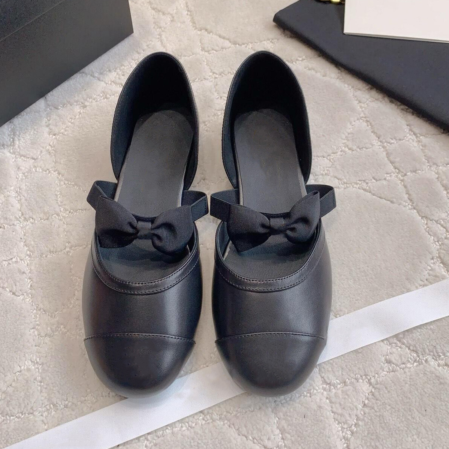 Ballet Flat Women - أحذية باليه بفيونكة 2026، أحذية فرنسية