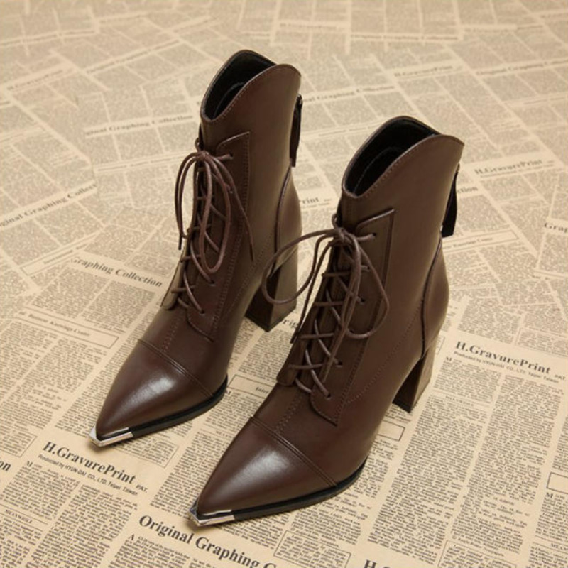Women'S Shoes Chelsea - المرأة حذاء من الجلد موضة أشار