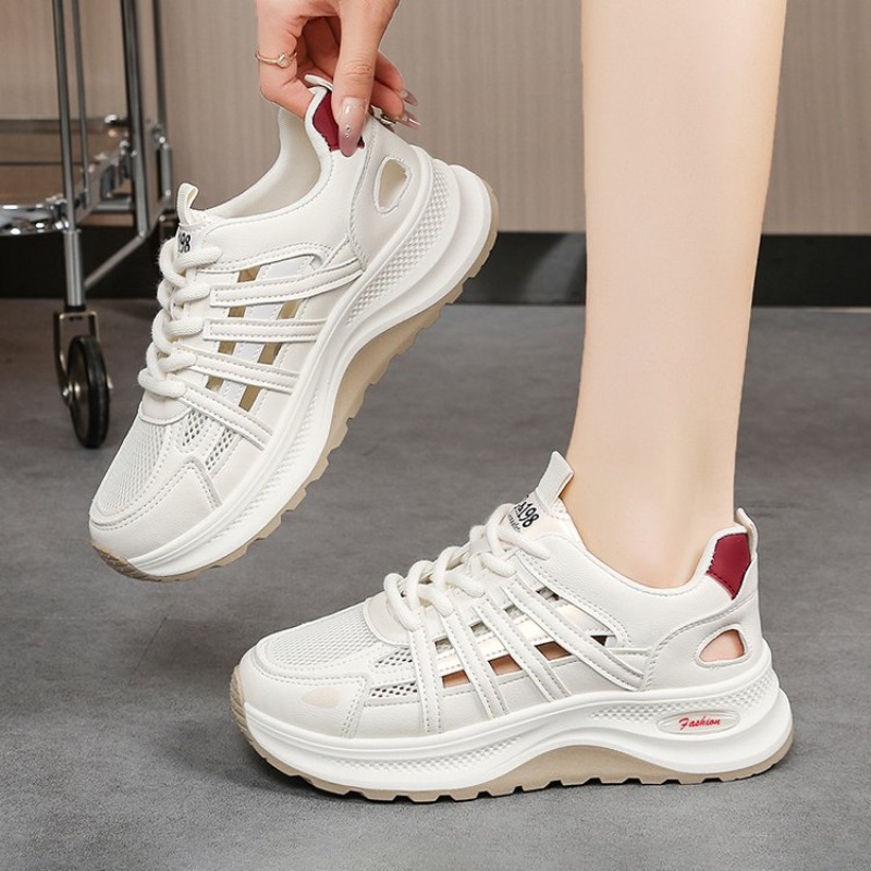 أحذية رياضية نسائية بمقدمة مست - مراجعة Platform Sneakers Chunky وسعره