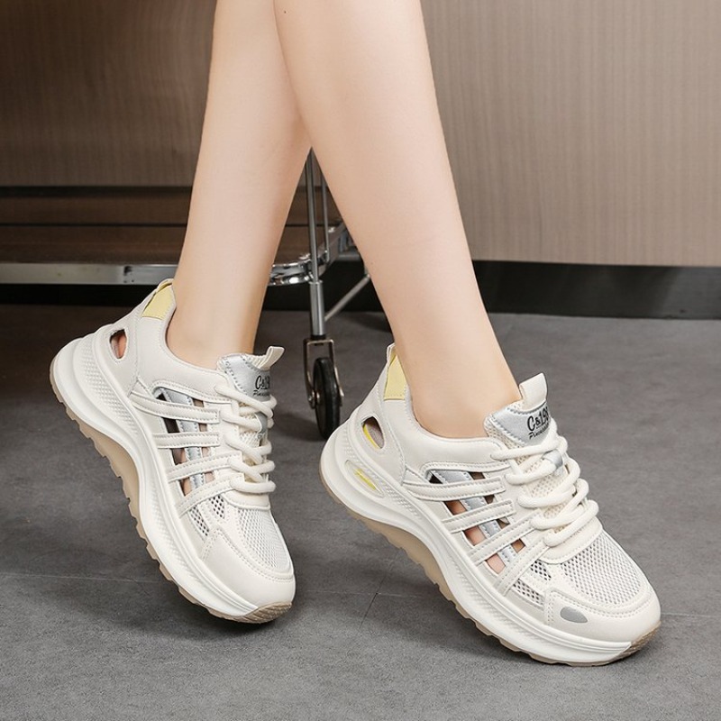 أحذية رياضية نسائية بمقدمة مست - مراجعة Platform Sneakers Chunky وسعره