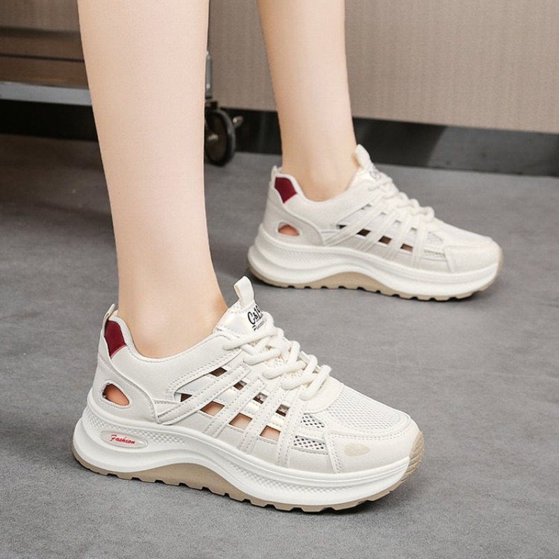 أحذية رياضية نسائية بمقدمة مست - مراجعة Platform Sneakers Chunky وسعره