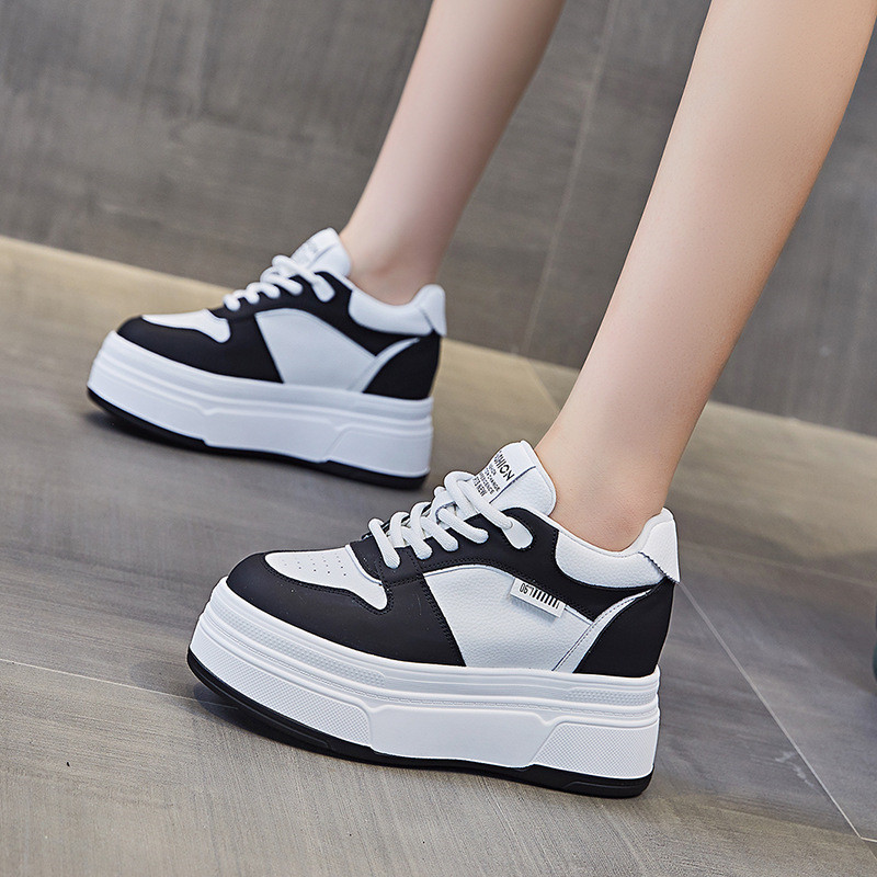 9 سنتيمتر جلد طبيعي العلامة ال - مراجعة Platform Sneakers Chunky وسعره