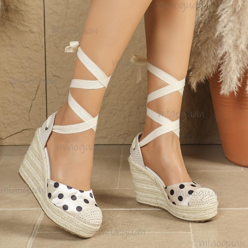 صنادل نسائية جديدة لربيع وصيف  - مراجعة Espadrille Wedge Shoes وسعره