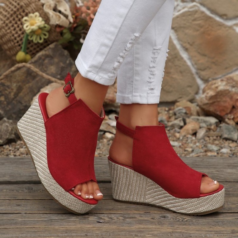 صنادل نسائية صيفية بكعب ويدج و - مراجعة Espadrille Wedge Shoes وسعره