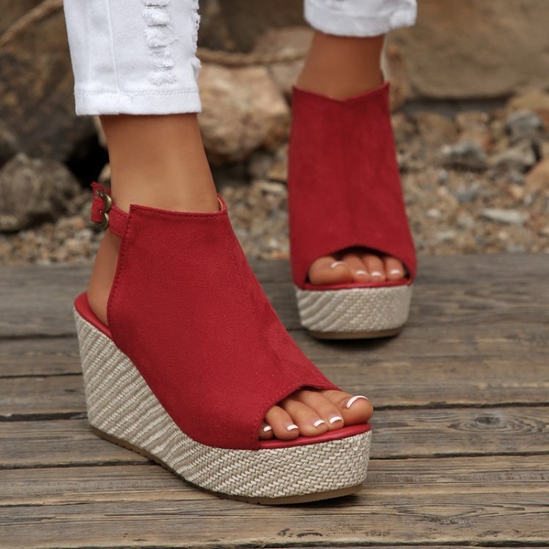 صنادل نسائية صيفية بكعب ويدج و - مراجعة Espadrille Wedge Shoes وسعره