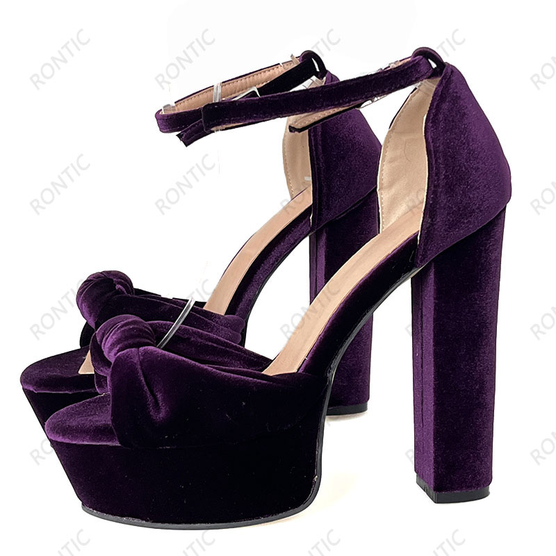 Rontic اليدوية النساء صنادل أر - مراجعة Platform Sneakers Chunky وسعره