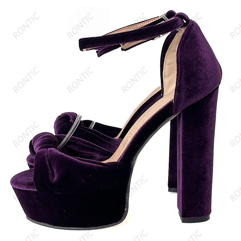 Rontic اليدوية النساء صنادل أر - مراجعة Platform Sneakers Chunky وسعره