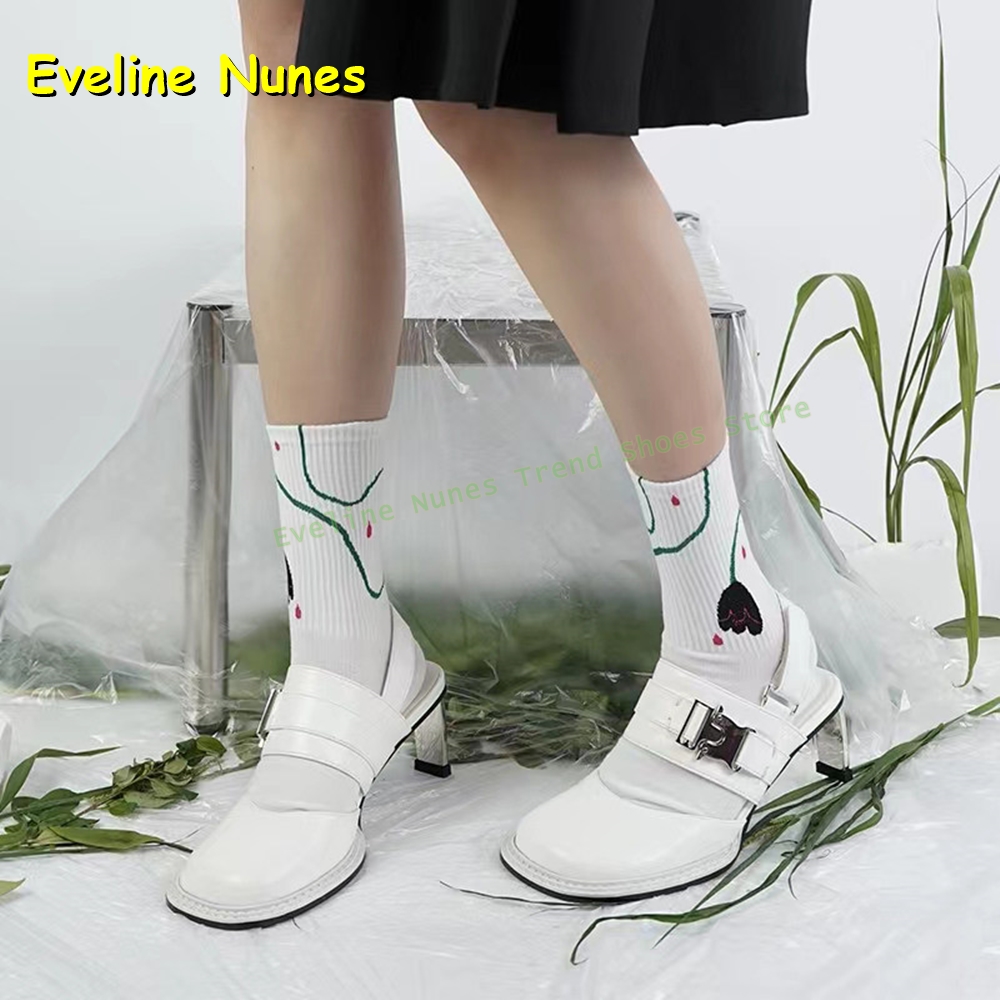 صنادل نسائية سوداء بكعب سميك و - مراجعة Mule Slip On وسعره