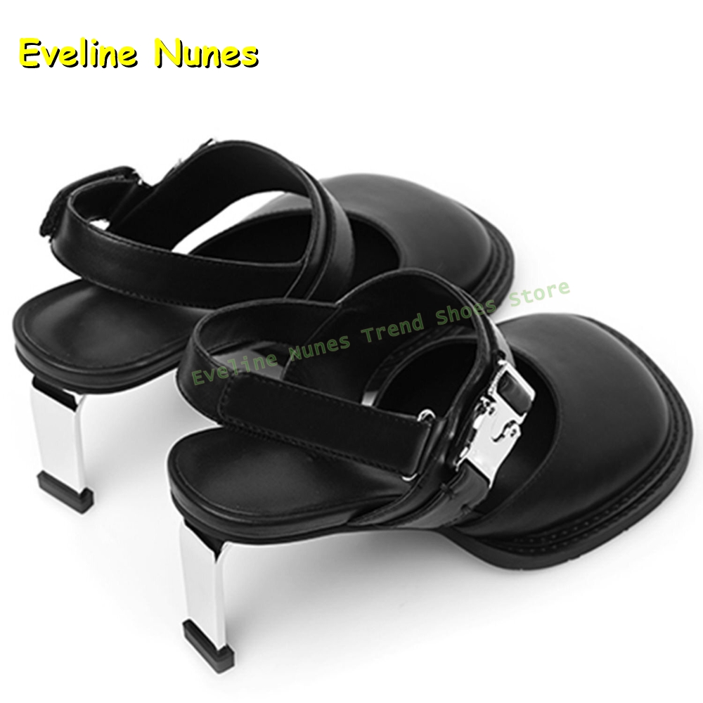 صنادل نسائية سوداء بكعب سميك و - مراجعة Mule Slip On وسعره