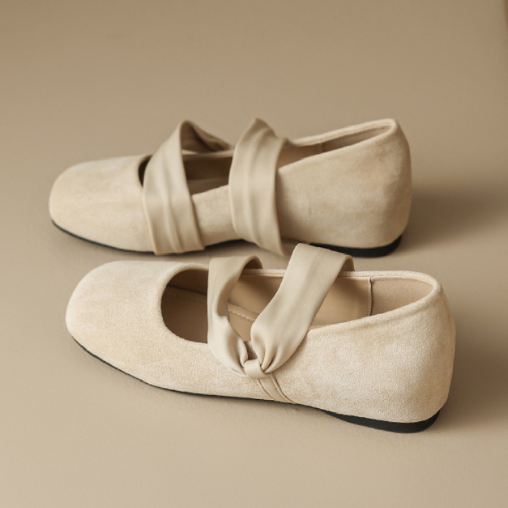 أحذية ماري جين نسائية مسطحة ور - مراجعة Ballet Flat Women وسعره