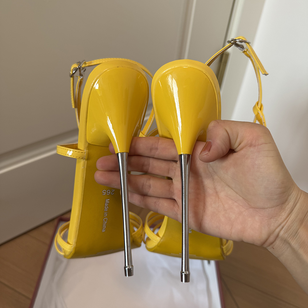 موضة 16 سنتيمتر المتطرفة عالية - مراجعة Women'S Shoes Yellow وسعره