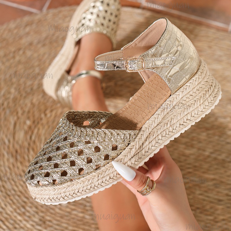 صنادل نسائية بوهو بكعب ويدج من - مراجعة Espadrille Wedge Shoes وسعره