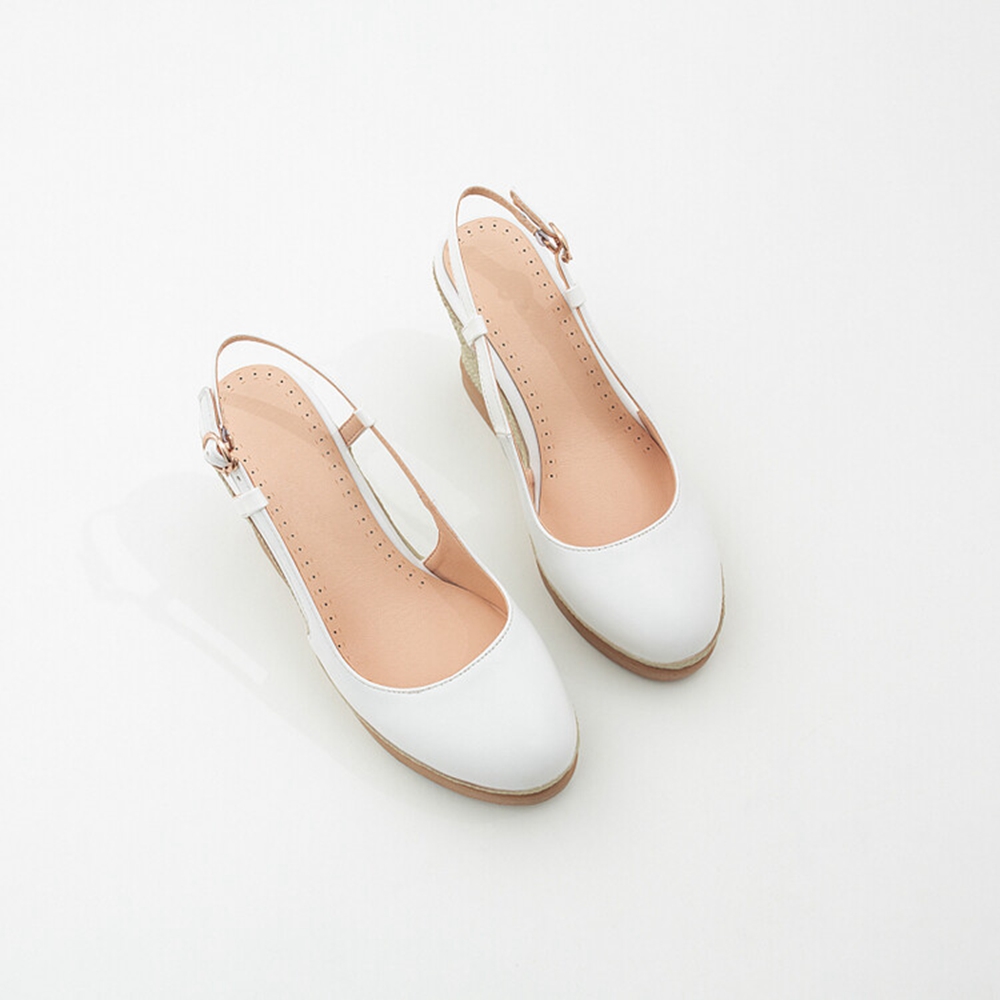 صنادل نسائية ذات كعب عريض بحزا - مراجعة Espadrille Wedge Shoes وسعره