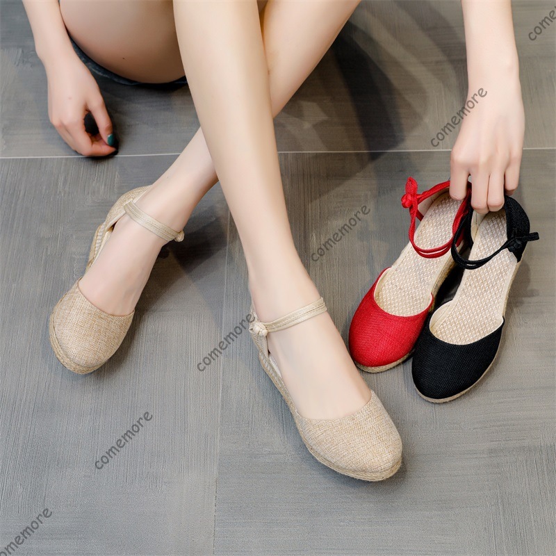 Comemore الصنادل أحذية عالية ا - مراجعة Espadrille Wedge Shoes وسعره