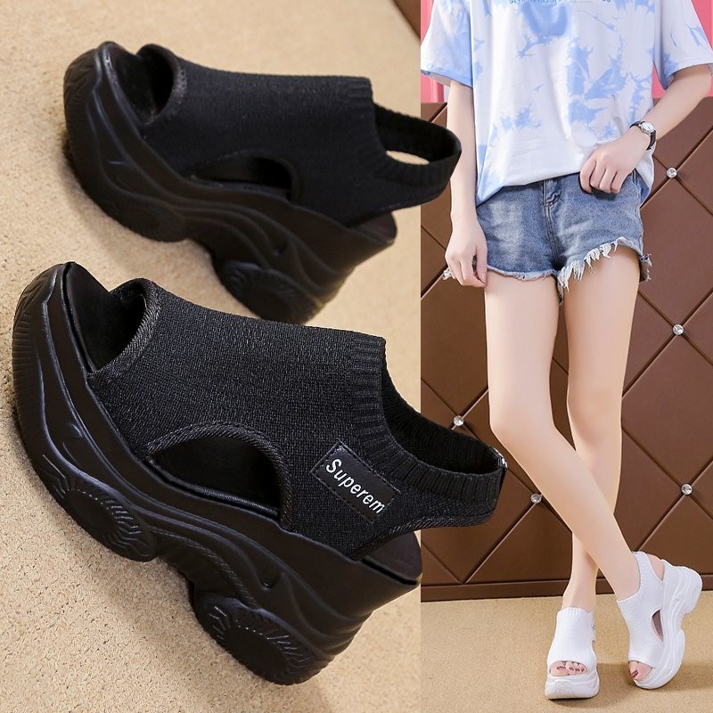 الصنادل النسائية 2025 الصيف إس - مراجعة Wedge Heeled Sneaker وسعره