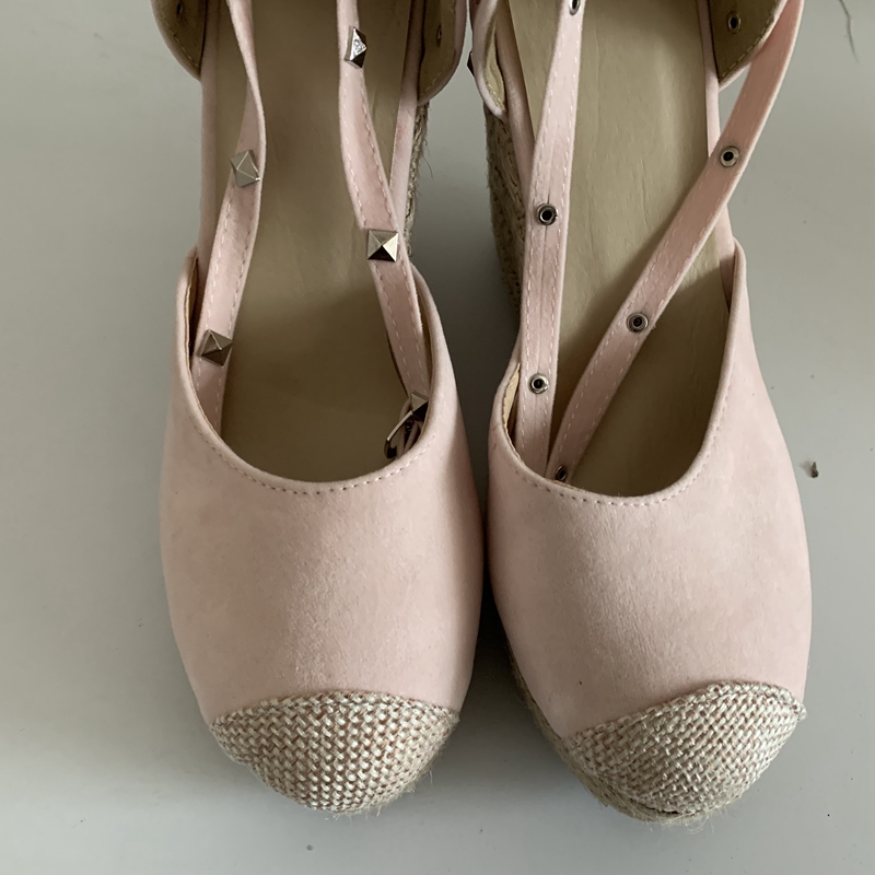 SIMLOVEYO espadrilles النساء ص - مراجعة Espadrille Wedge Shoes وسعره