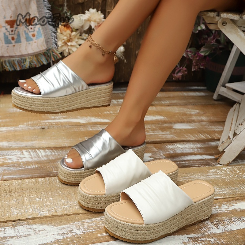 صنادل نسائية مريحة بكعب ويدج م - مراجعة Espadrille Wedge Shoes وسعره