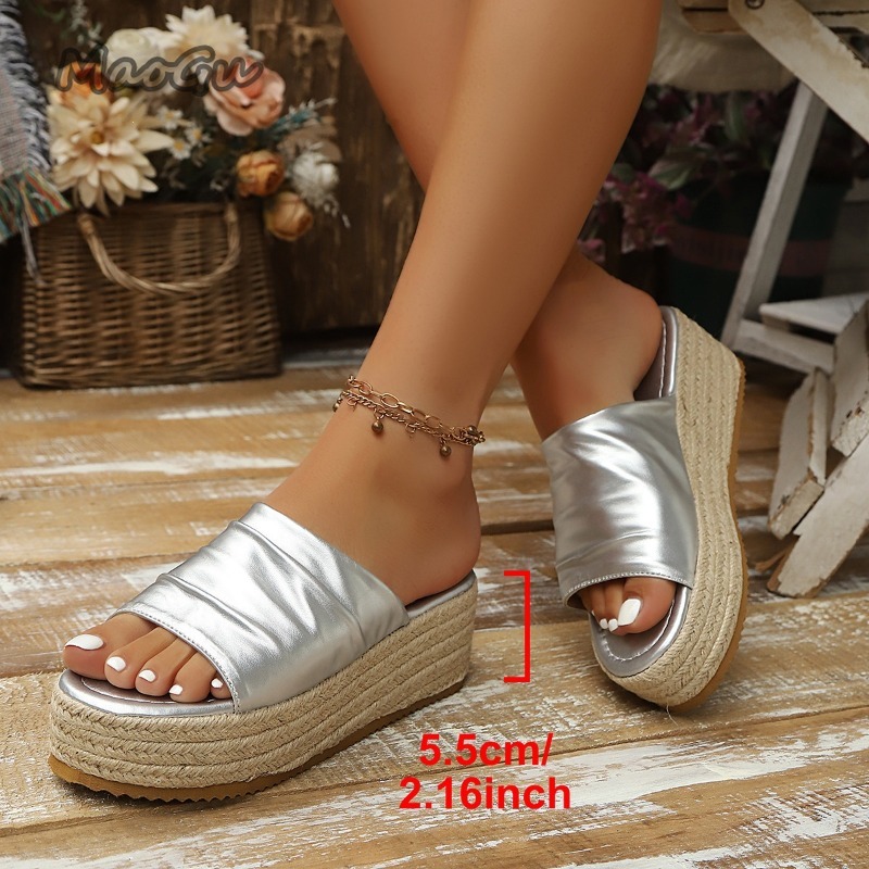 صنادل نسائية مريحة بكعب ويدج م - مراجعة Espadrille Wedge Shoes وسعره