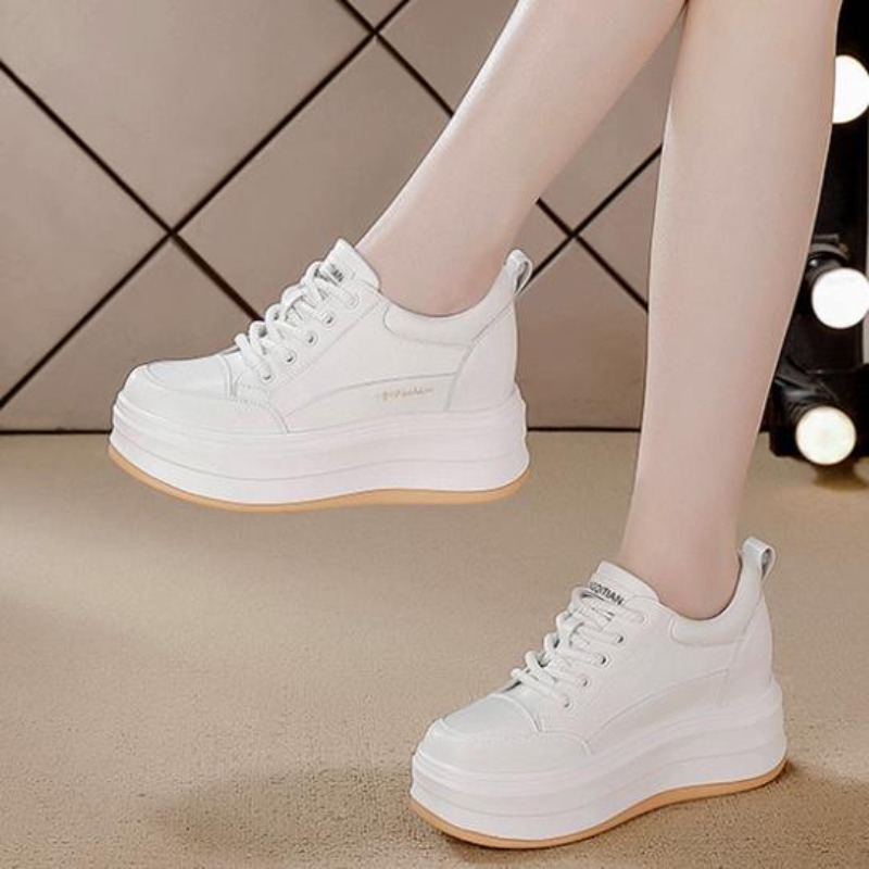 أحذية رياضية نسائية بكعب 8 سم  - مراجعة Platform Sneakers Chunky وسعره