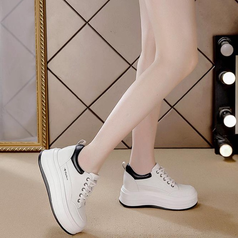 أحذية رياضية نسائية بكعب 8 سم  - مراجعة Platform Sneakers Chunky وسعره