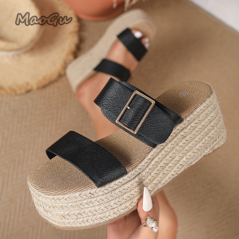 صندل نسائي إسبادريل بكعب ويدج  - مراجعة Espadrille Wedge Shoes وسعره
