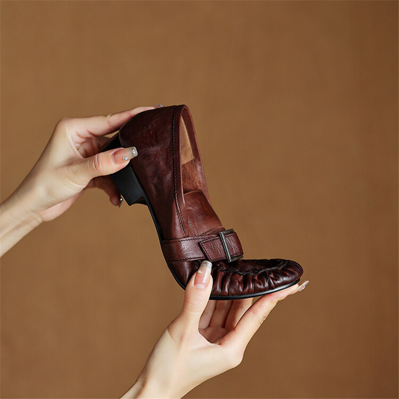 أحذية بدون كعب من الجلد الطبيع - مراجعة Women'S Shoes Everyday وسعره