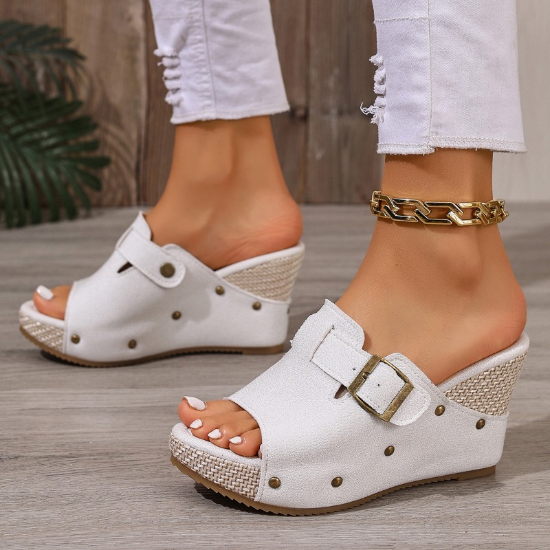 صنادل نسائية صيفية بكعب ويدج م - مراجعة Espadrille Wedge Shoes وسعره