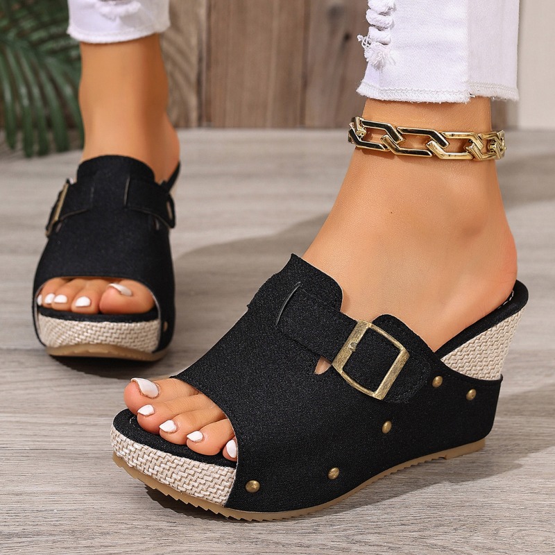 صنادل نسائية صيفية بكعب ويدج م - مراجعة Espadrille Wedge Shoes وسعره