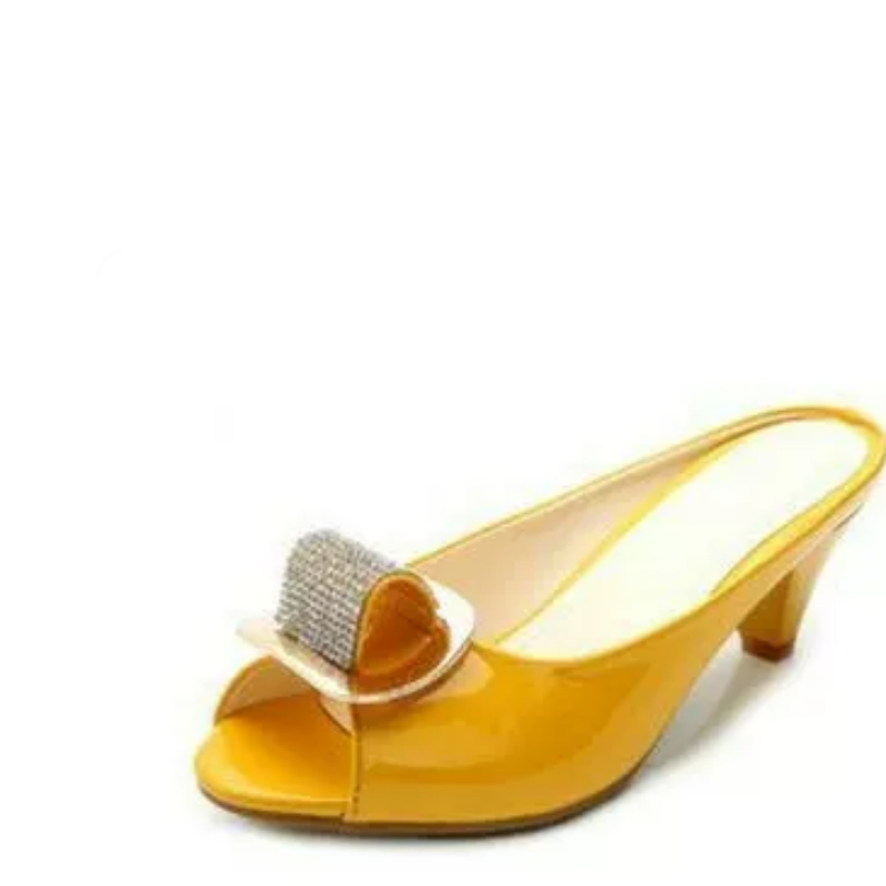 أحذية نسائية صيفية مفتوحة من ا - مراجعة Women'S Shoes Yellow وسعره