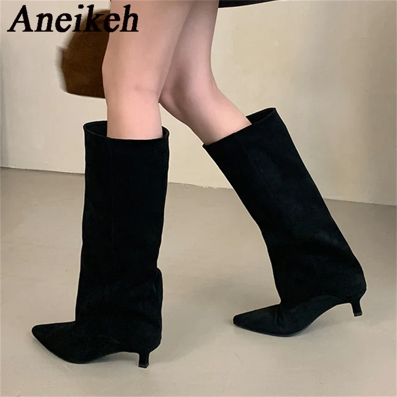 Aneikeh الخريف الشتاء أشار تو  - مراجعة Women'S Shoes Chelsea وسعره