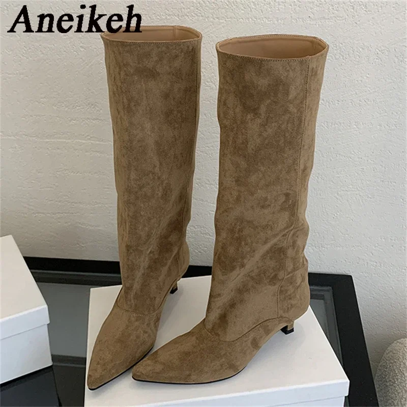 Aneikeh الخريف الشتاء أشار تو  - مراجعة Women'S Shoes Chelsea وسعره