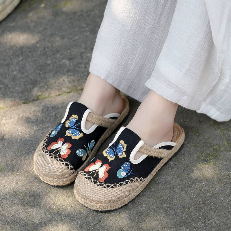 2025 المرأة عادية الكتان اليدو - مراجعة Women'S Shoes Vegan وسعره