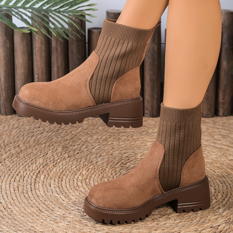 2025 الخريف الشتاء موضة المرأة - مراجعة Women'S Shoes Chelsea وسعره