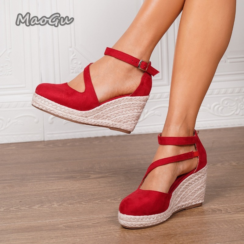 صنادل إسبادريل نسائية بكعب ويد - مراجعة Espadrille Wedge Shoes وسعره