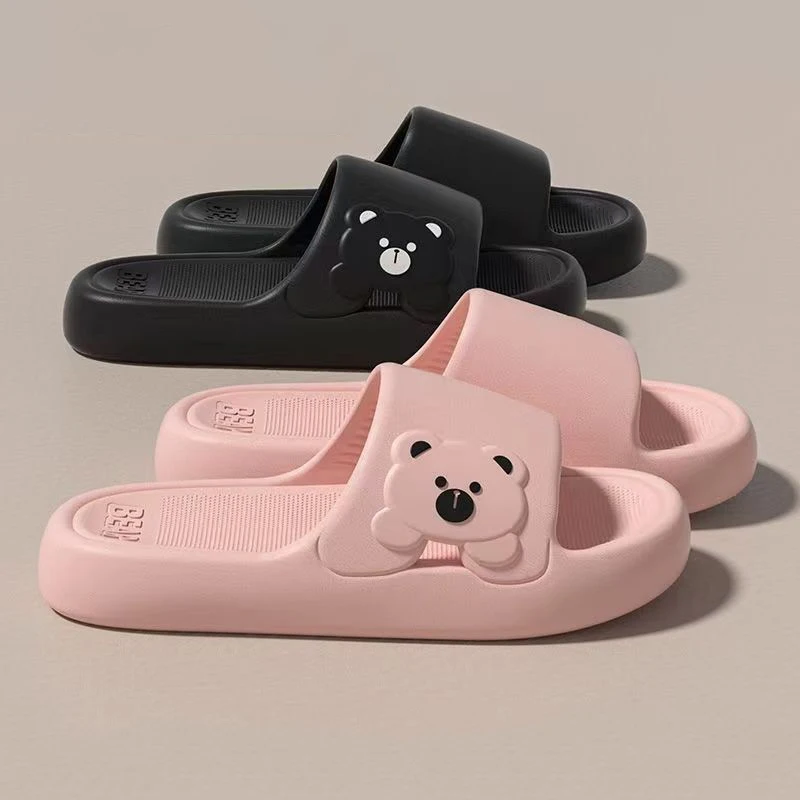النعال الحمام الكرتون الدب شبش - مراجعة Mule Slip On وسعره