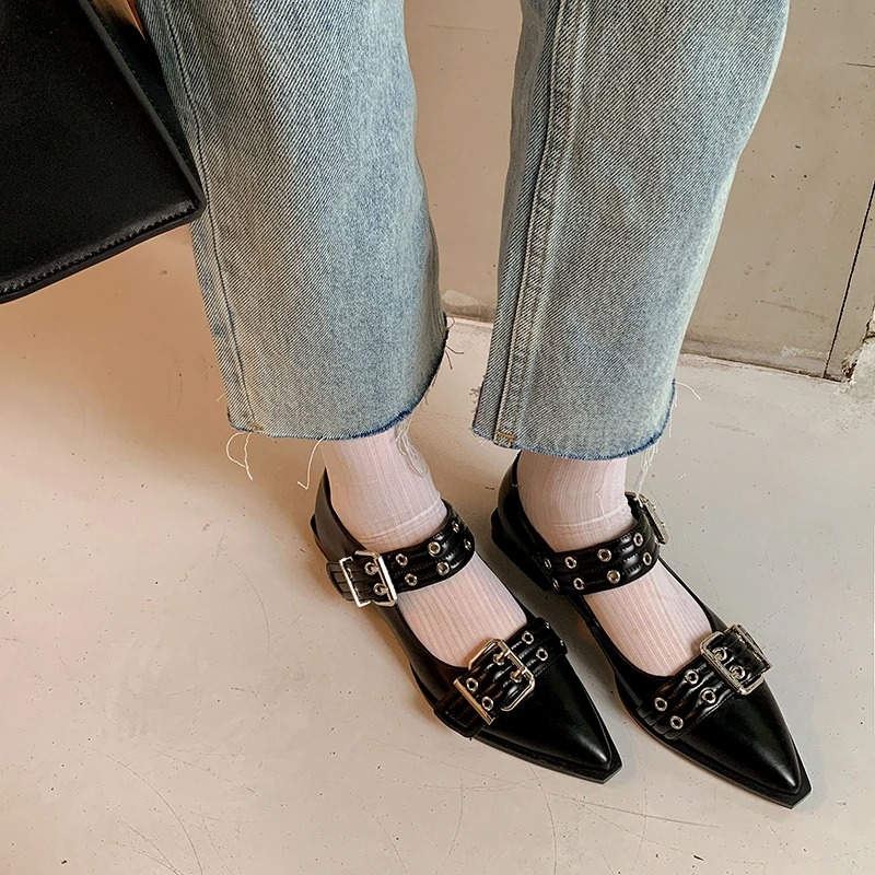 أحذية نسائية مصمم فاخر كعب منخ - مراجعة Mule Slip On وسعره