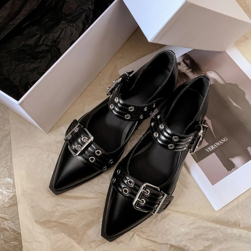 أحذية نسائية مصمم فاخر كعب منخ - مراجعة Mule Slip On وسعره