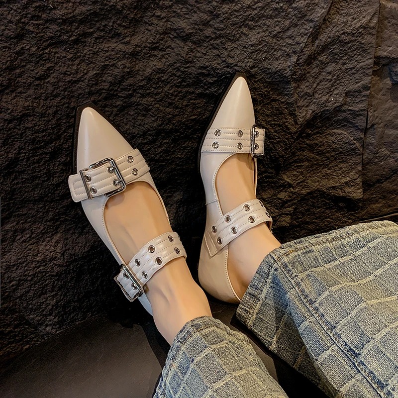 أحذية نسائية مصمم فاخر كعب منخ - مراجعة Mule Slip On وسعره