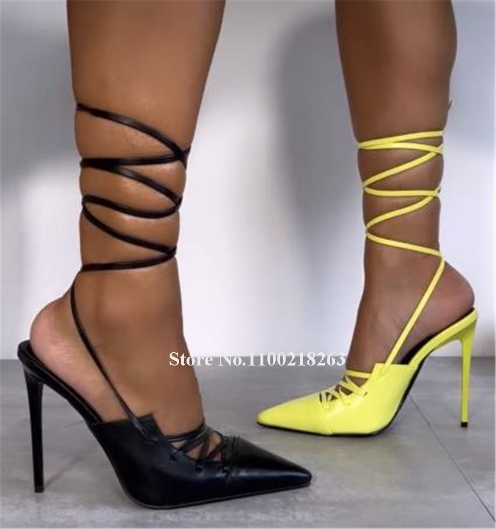 الدانتيل متابعة الصنادل كعب رق - مراجعة Women'S Shoes Yellow وسعره
